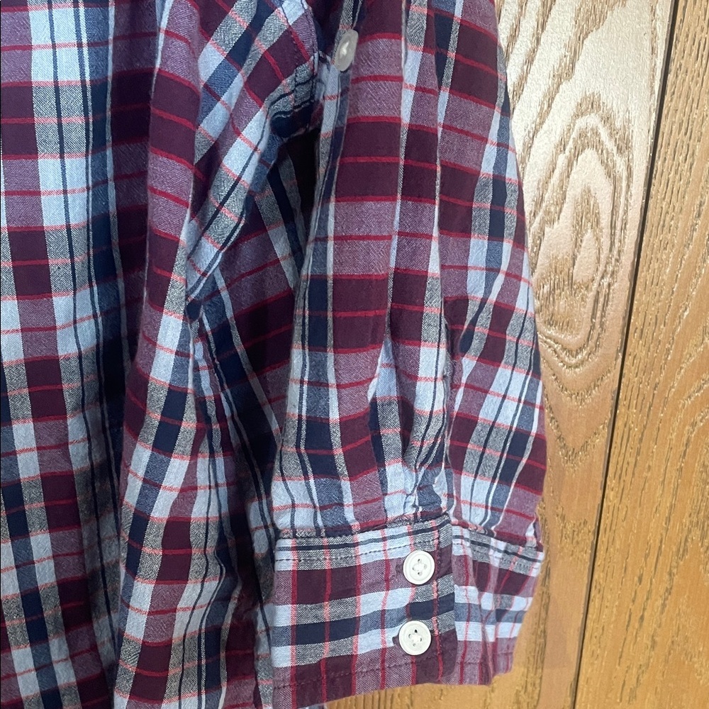 Vermont Country - Plaid Button-Up Shirt - 3/4 arm - Picture 4 of 5